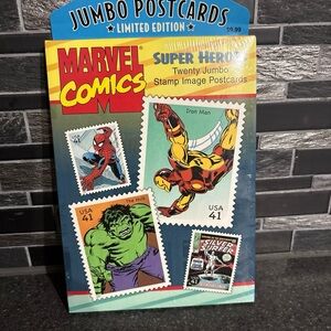 Vintage 2008 Marvel Super Heroes 20 countJumbo Postcards